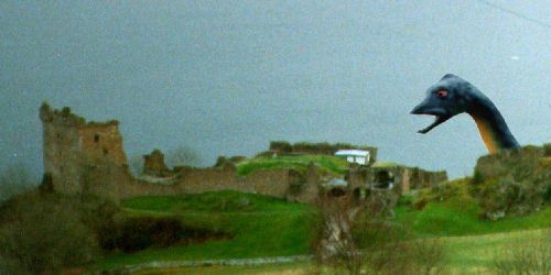 Urquhart Castle - beauty and landscape shattered