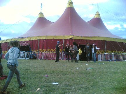 Rock Ness 2nd stage tent