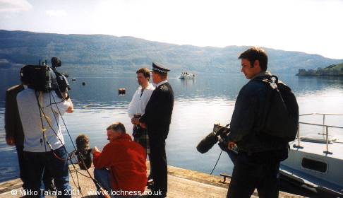 President and Police speak to the media as Sundberg sails away